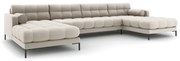 Бежов ъглов диван ("U" форма) Bali – Cosmopolitan Design