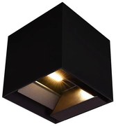 LED соларен стенен фенер с датчик LED/9W/3,7V 3000/4000/5000K IP65 черен