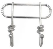 Стенно закачалка TWIST 13,5x16,5 см, хром с блясък