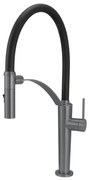 Deante BRC_D72M - Кран за мивка с гъвкаво рамо CORDA титаний