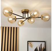 Brilagi - Полилей за монтаж на тавана MALIVA 6xE14/15W/230V златист