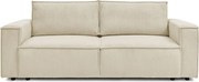 Бежов диван от велур 245 cm Nihad - Bobochic Paris