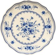 Синя/бежова десертна глинена чиния ø 17 cm Vila – Costa Nova