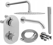 Mexen Kai DR70 вградена вана-душ комплект с душ глава 25 см, хром - 77602DR70251-00