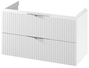 Cersanit S1015-014  - Стенен шкаф под мивка за баня TIRSO 100x45 см бял