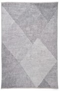 Светлосив килим със смес от памук подходящ за пране 122x170 cm Whisper – Think Rugs