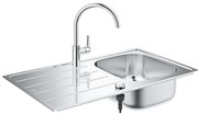 GROHE 31562SD1 - Комплект кухненска мивка и смесител BAU 860 x 500 mm неръждаема стомана