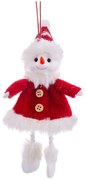 Текстилна Коледна украса 17 cm Snowman – Casa Selección