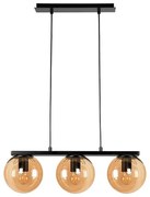 Пендел ТРЕВИЗО, черен/мед, 3хE27