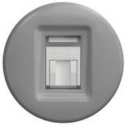 Kliklap - Ретро дата гнездо без рамка, сиво