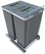 Пластмасов контейнер за сортирани отпадъци/вграден 60 л Ecofil - Elletipi