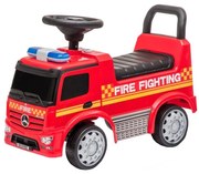Push автомобил Mercedes Пожарникарски автомобил 2xAA червен