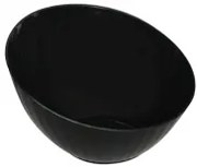 Alkan - Поликарбонатна купа скосена 31,5x31,5x10см. черна (ZCP 302-3)