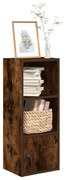 860332 vidaXL Библиотека, опушен дъб, 31x24x77 см, инженерно дърво