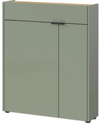 Светлозелено шкафче 82x102x22 cm Ameca – Germania