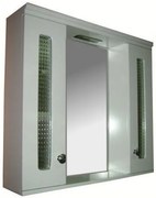 Огледален PVC шкаф ICMC 1045 60 с LED осветление, 60x13x55см