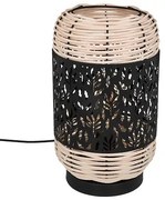 Настолна лампа atmosphera Caly, 30 cm, Ратан