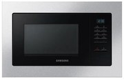 Микровълнова фурна за вграждане Samsung MG23A7013CA/OL, 1100 W, 6 нива, 23 л, Грил, Размразяване, Керамично покритие, Поддържане на топлината, Сребрист