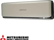 Инверторен климатик Mitsubishi Heavy Industries SRK60ZSX-WT/SRC60ZSX-W, 21000 BTU, 45 м2, A++/A++, 3D Auto, Бежов/Черен