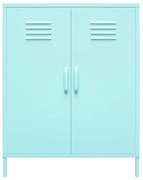Светлосин метален шкаф 80x102 cm Cache - Novogratz