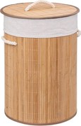 Кош за пране 5five Bambou, Кръгъл, 48 l
