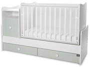 LORELLI Classic Трансформиращо се легло-люлка 70/160 см. ТРЕНД ПЛЮС БЯЛО/ MILKY GREEN