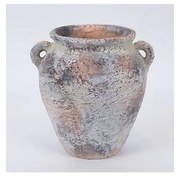 Декоративен кана сив/бежов 21x24,5 см