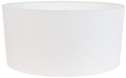 Абажур от лен бял овал 50/33/25