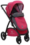Комбинирана бебешка количка Stefanie CANGAROO - цикламена
