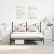 800451 vidaXL Нощни шкафчета, 2 бр, бели, 38x35x56 см, инженерно дърво