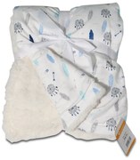 CANGAROO Одеяло в кутия SHAGGY СИНЬО