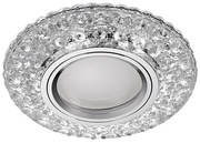 71095 - Вградено осветително тяло ELEGANT GLASS FIX 1xGU10/50W+LED/3W 4000K