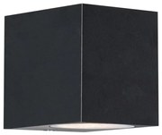 Zuma Line SJ20211-1W-Екстериорен аплик HARMONIA 1xGU10/35W/230V IP44 черен