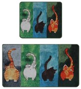 Килими за баня в комплект от 2 бр. 60x100 cm Gatto Carino – Foutastic