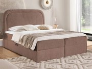 Тапицирано легло Bonito-Кафяв-140 x 200