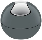 Тъмносиво пластмасово кошче за боклук 1 l Bowl – Spirella