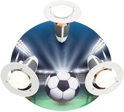 Стенен таван-лампа Elobra Football Arena Three-light