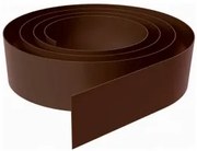 Ramp - Декоративен прав бордюр кафяв 9м х 10см