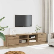 856857 vidaXL Комплект шкаф за телевизор от 2 части Дъб Artisan 80x35x36,5 cm