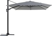 Градински чадър със странична стойка Hesperide Suenyo Sunbrella, Антрацит, 4x3 m