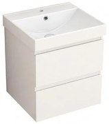 Конзолен PVC шкаф AKADIA-50 6038-50W+УМИВ. 5953W-51CM, Inter Ceramic, 50x49x45см