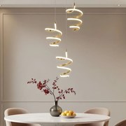 Висяща LED лампа G075-3CPR Gold