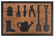 Постелка от кокосови влакна с дизайн на градински инструменти Esschert Design Gardener, 40,3 x 60,8 cm - Esschert Design