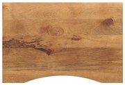 370209 vidaXL Плот за бюро с извивка 100x50x2,5 см грубо мангово дърво масив