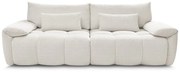 Бял шенилов диван 264 cm Ivane – Bobochic Paris