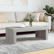 823372 vidaXL Кафе маса, сив сонома, 102x50x36 см, инженерно дърво