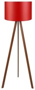 Подова лампа AYD 1xE27/40W/230V, червена/кафява