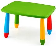 Детска правоъгълна масичка - Зелена