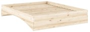 Двойно легло от масивен бор без табла в естествен цвят 160x200 cm Orbit – Karup Design