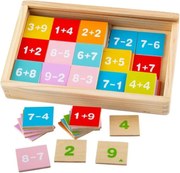Bigjigs - Дървена игра - Събиране и изваждане